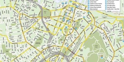Auckland şehir merkezi Haritayı göster